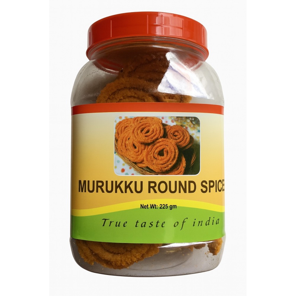 GV. MURUKKU ROUND SPICY - JAR 15X225 GM