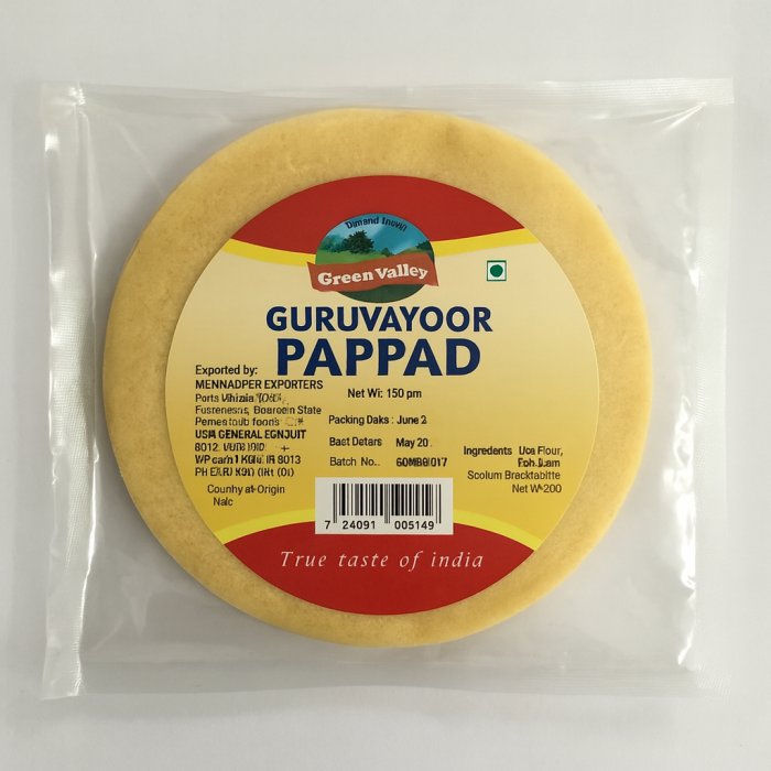 GV. GURUVAYOOR PAPPADAM 70X160 GM