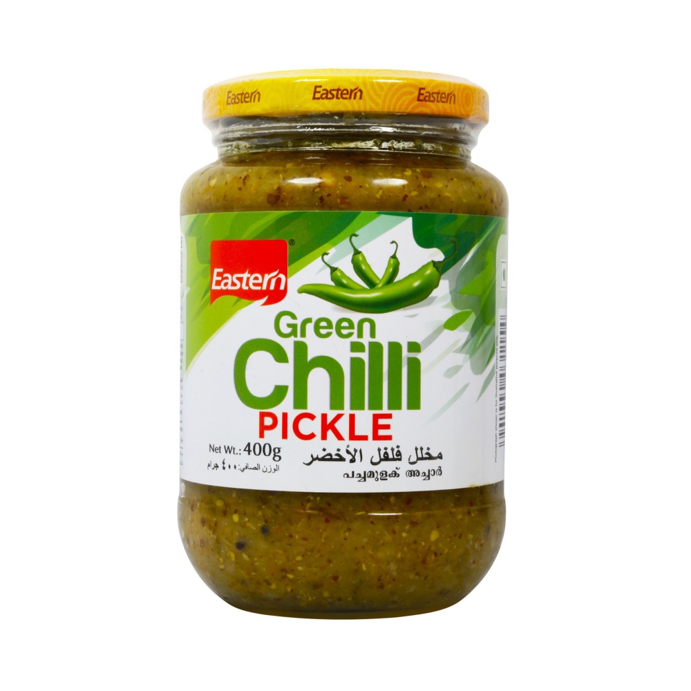 EA. GREEN CHILLI PICKLE 12X400 GM