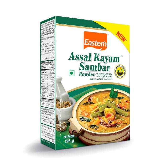 EA. ASSAL KAYAM SAMBAR POWDER 6X125 GM