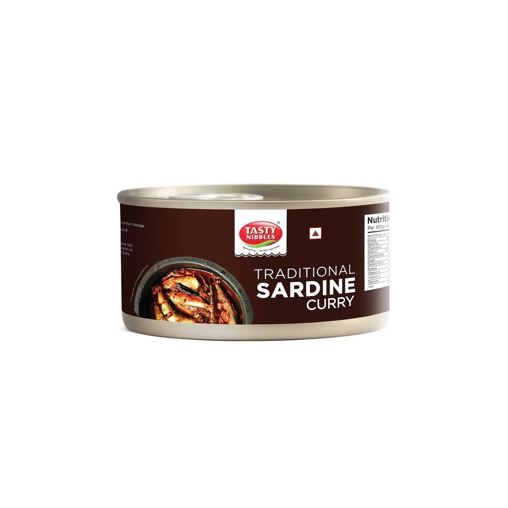 TN.TRADITIONAL SARDINE CURRY (TIN) 48X185GM
