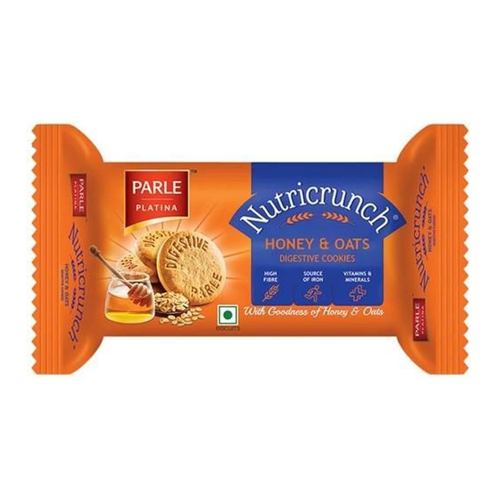 PARLE - NUTRICRUNCH DIGESTIVE HONEY&OATS 60X100 GM