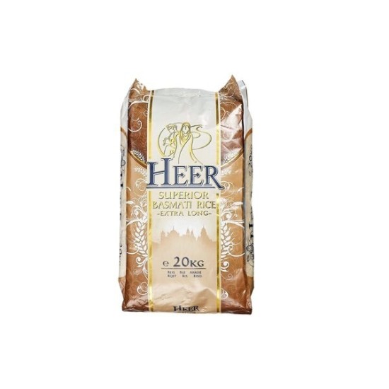 HEER EXTRA LONG BASMATI RICE 20KG