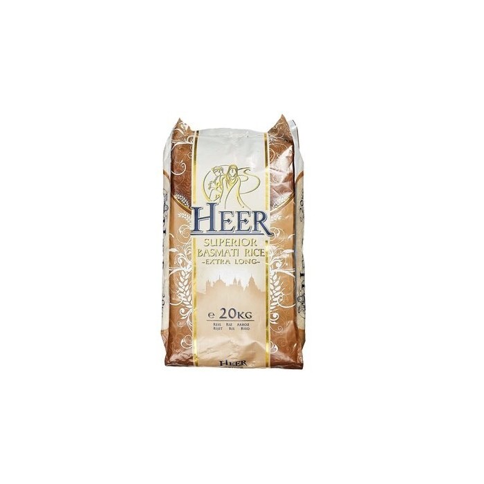 HEER EXTRA LONG BASMATI RICE 20KG