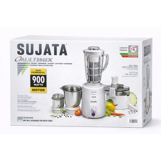 SUJATA PLUS - MIXER/JUICER/GRINDER 900W