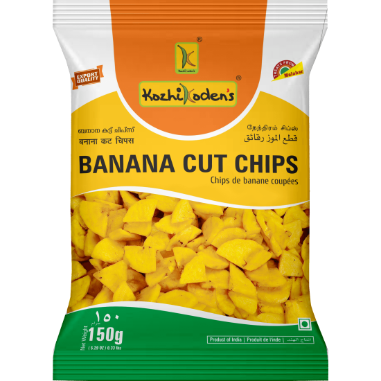KK. BANANA CUT CHIPS 25X150 GM