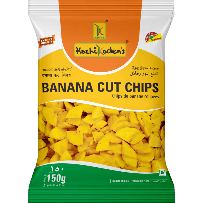 KK. BANANA CUT CHIPS 25X150 GM