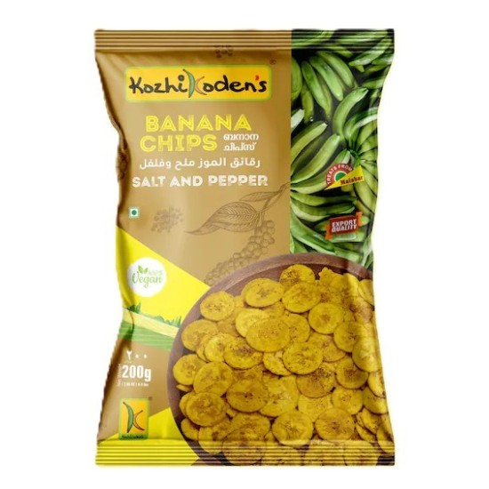 KK. BANANA PEPPER CHIPS 25X200GM