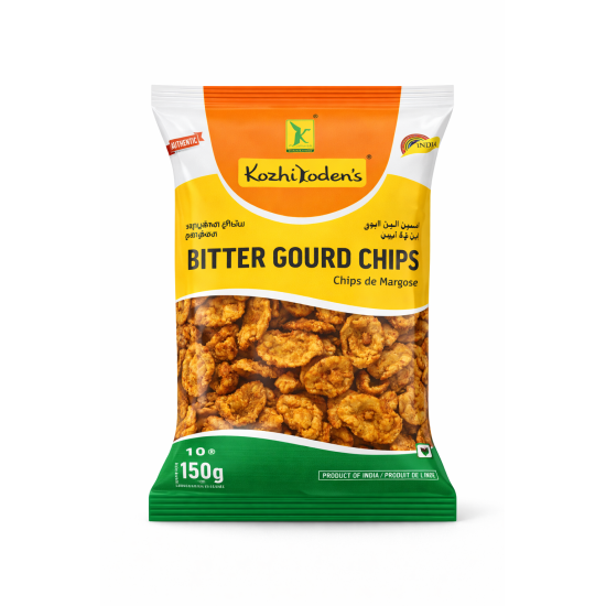KK. BITTER GOUARD CHIPS 25X150 GM