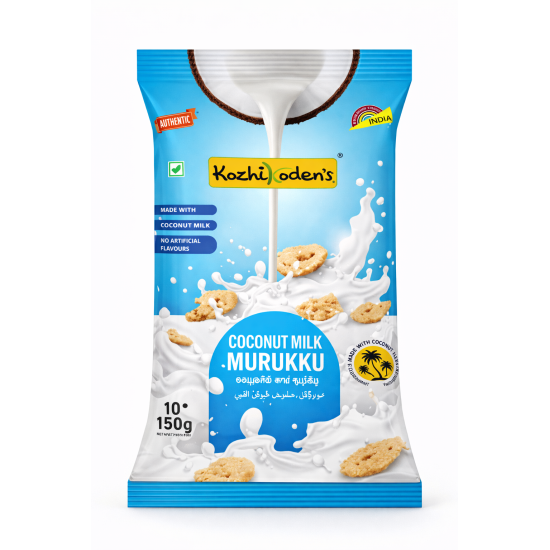 KK. COCONUT MILK MURUKKU 25X150GM