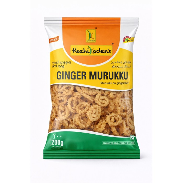 KK. GINGER MURUKKU 25X150GM