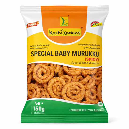 KK. SPL. BABY MURUKKU (SPICY) 25X150GM