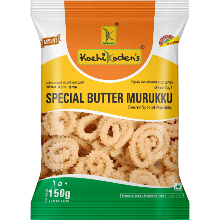 KK. SPECIAL BUTTER MURUKKU 25X150GM