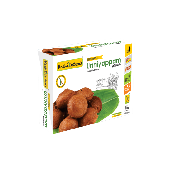 KK. UNNIAPPAM (FROZEN) 16X400 GM