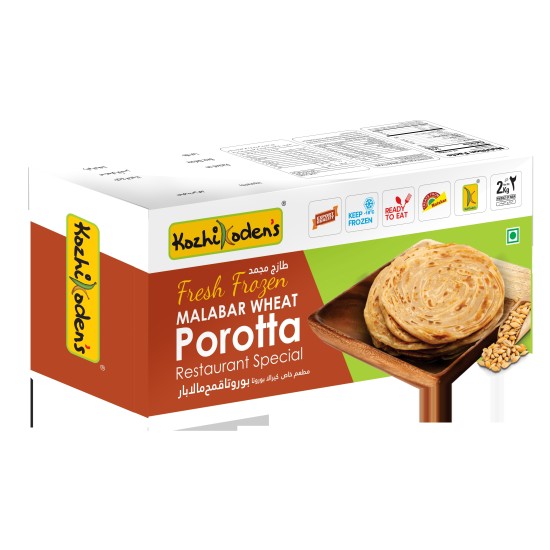 KK. WHEAT POROTTA 20PCS 6 X 2 KG