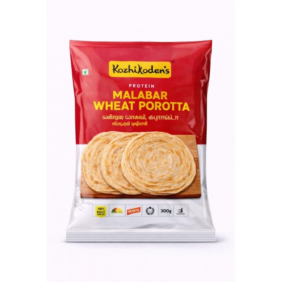 KK. WHEAT POROTTA 24X300 GM
