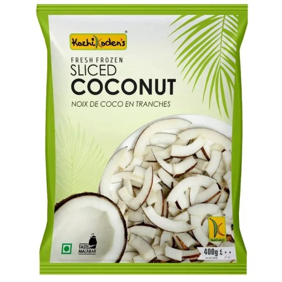 KK.SLICED COCONUT 24X400 GM