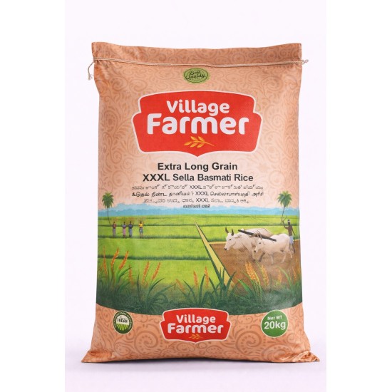 VF. EXTRA LONG SELLA BASMATI RICE 20 KG