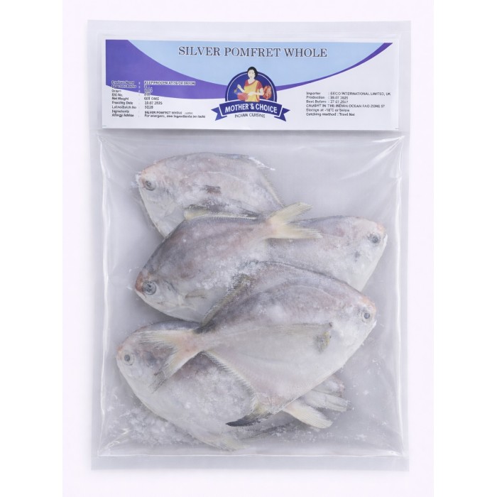 MC. SILVER POMFRET WH. 300GM UP 15X600